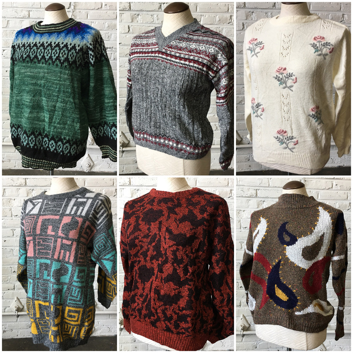 Womens Vintage Sweaters by the pound Bulk Vintage Clothing